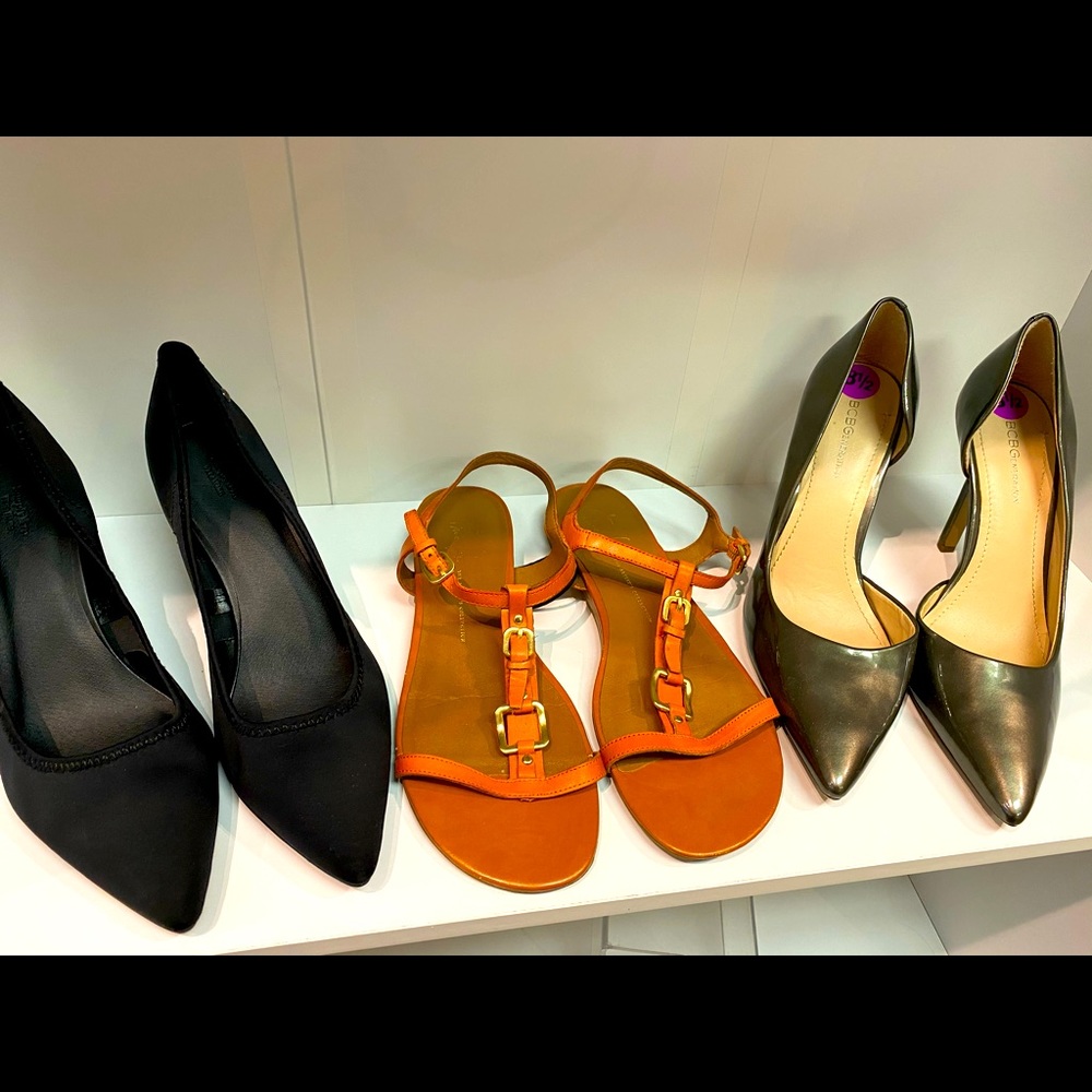 bundle of aize 8.5 ladies shoes